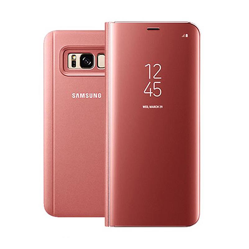 Jual Oem Clear View Standing Cover Casing For Samsung Galaxy S8