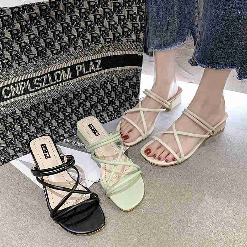 Jual Fashion Wanita SANDAL HIGH HEELS WANITA Hitam 37 di Seller