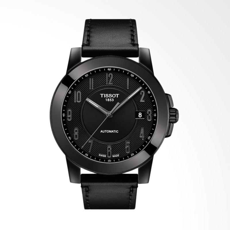 Jual TISSOT Gentleman Swissmatic Leather Strap Jam Tangan Pria