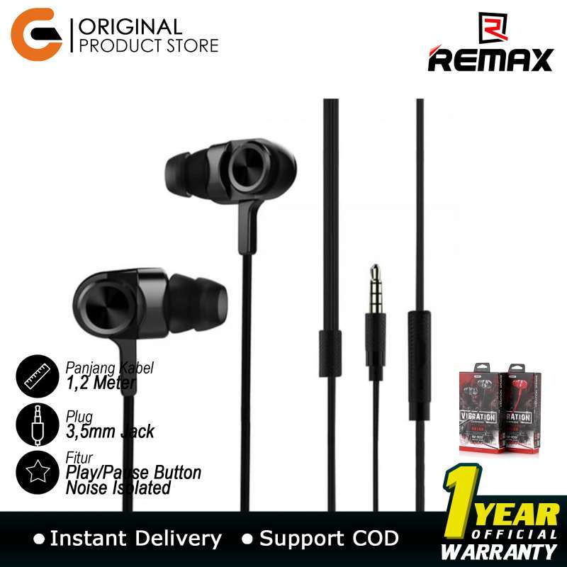 Promo Remax Vibration Earphone RM 900F PROMO ORIGINAL Diskon 50