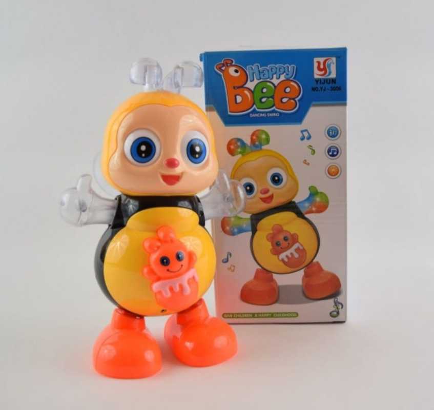 Jual Mainan Happy Bee Lebah Dancing suara dan Lampu bisa Goyang