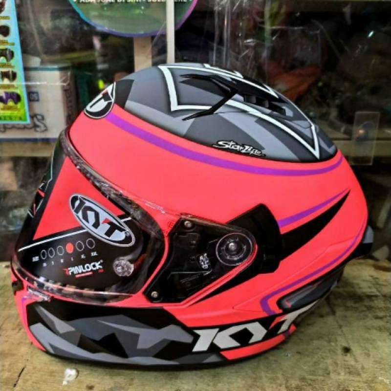 Helm kyt full face pink discount