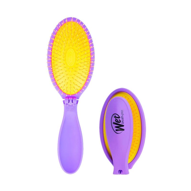 Spek Harga The Wet Brush Pop Fold Sisir Rambut - Plum Party Terbaru