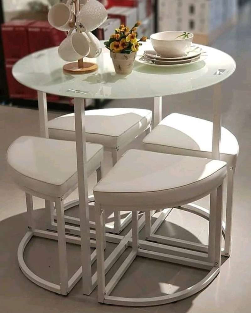 meja makan informa zeus putih white meja makan minimalis