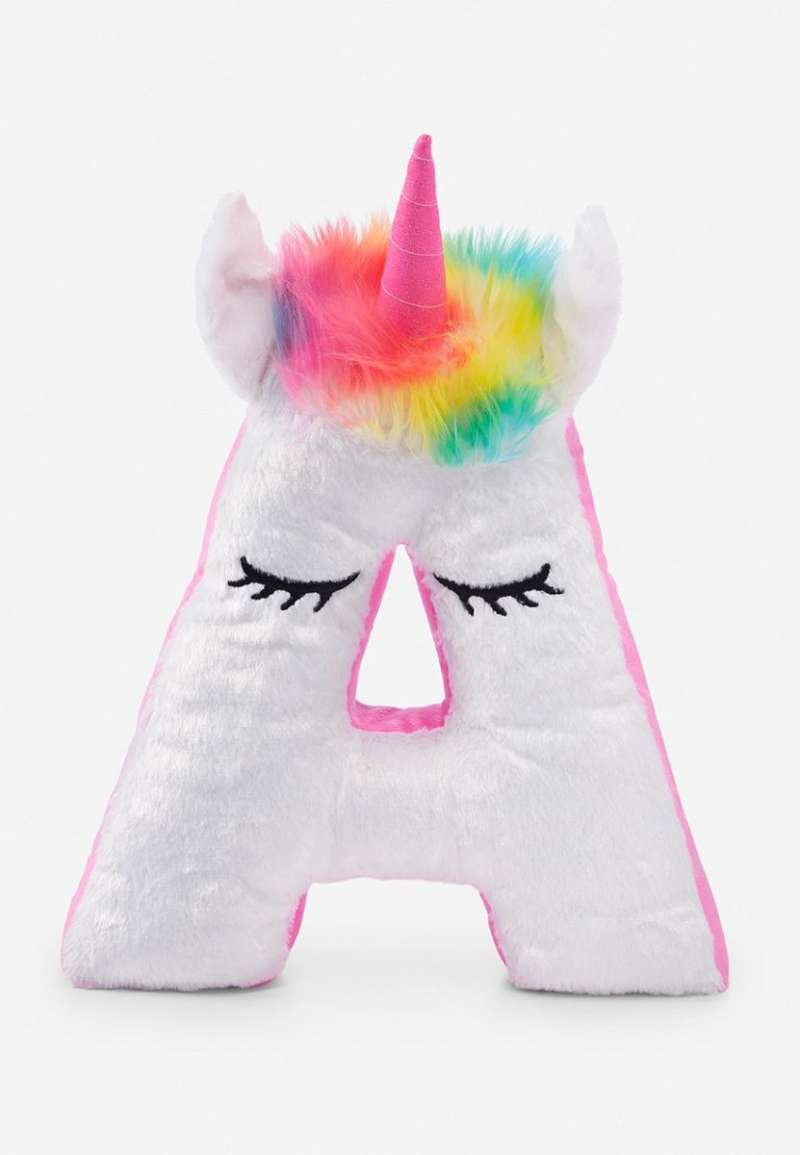 Unicorn best sale initial pillow