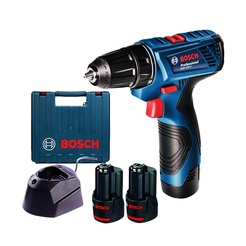 Jual Bosch Gsr 120 Li Bor Cordless Mesin Bor With 2 Baterai 12 V Online Desember 2020 Blibli