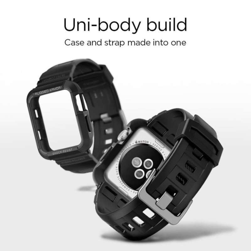 Jual Strap Apple Watch 42mm 3 2 1 Case Spigen Softcase Rugged Armor Pro di  Seller Spigen Indonesia Official Store - Kota Surabaya, Jawa Timur | Blibli