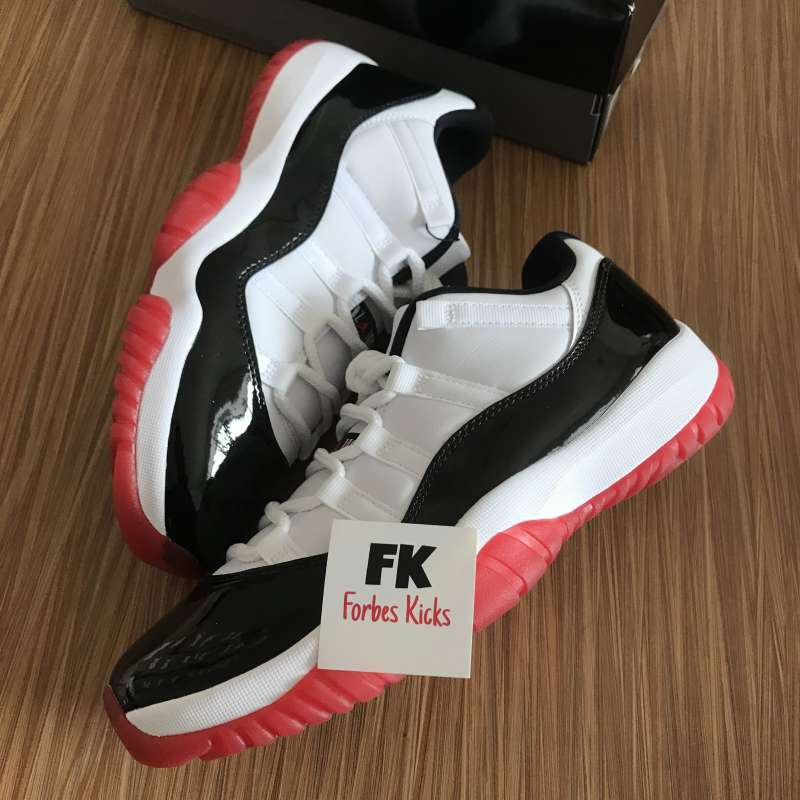 Jual Air Jordan 11 Retro Low Concord Bred || Black White Red
