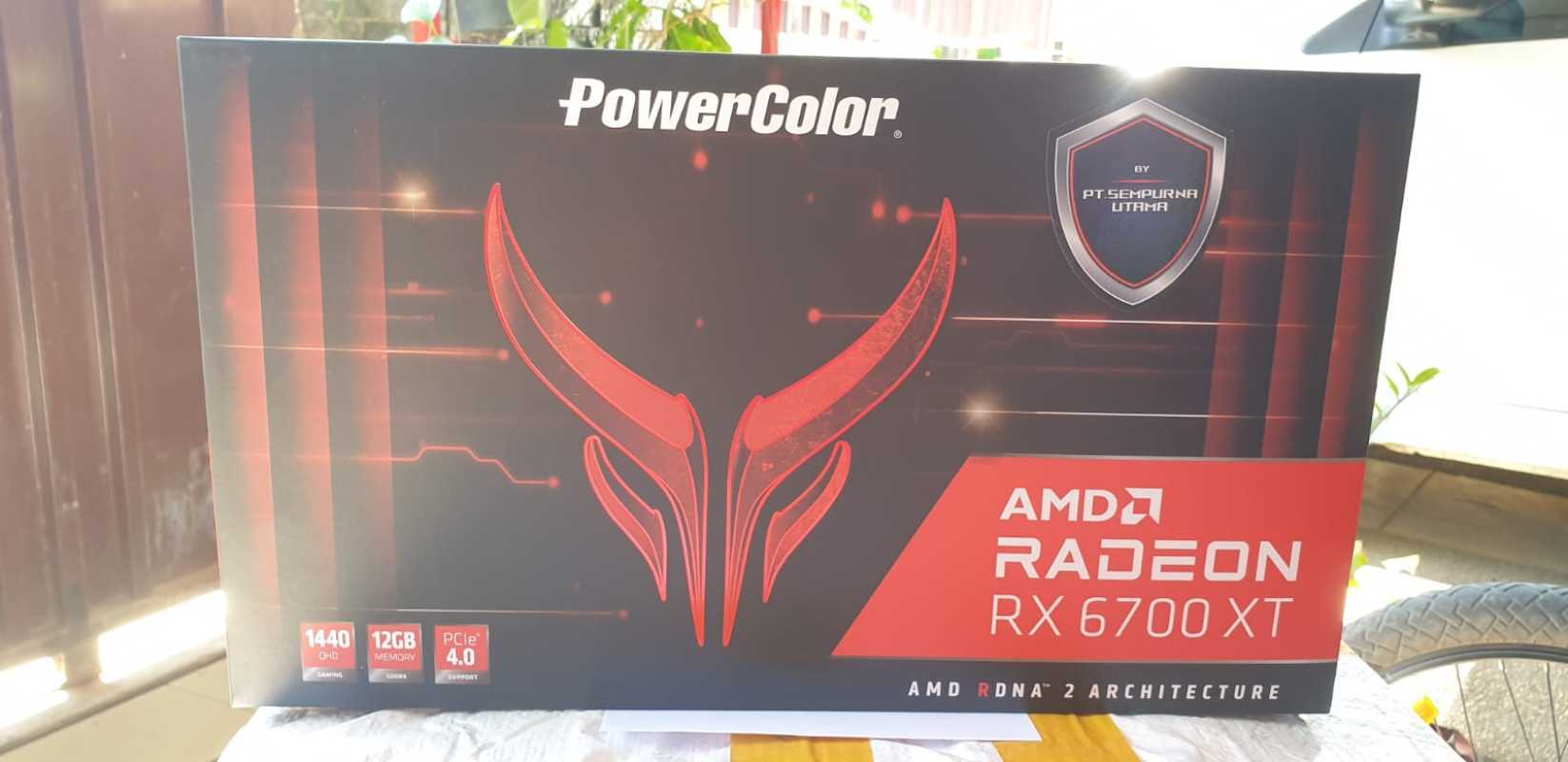 Devil 6700xt Rx6700xt Red Devil PowerColor Videokaart Red Devil 