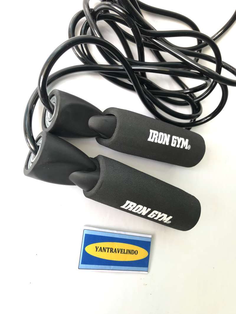 Promo LOMPAT TALI SKIPPING TALI BERKUALITAS 2.75 M IRON GYM ANTI