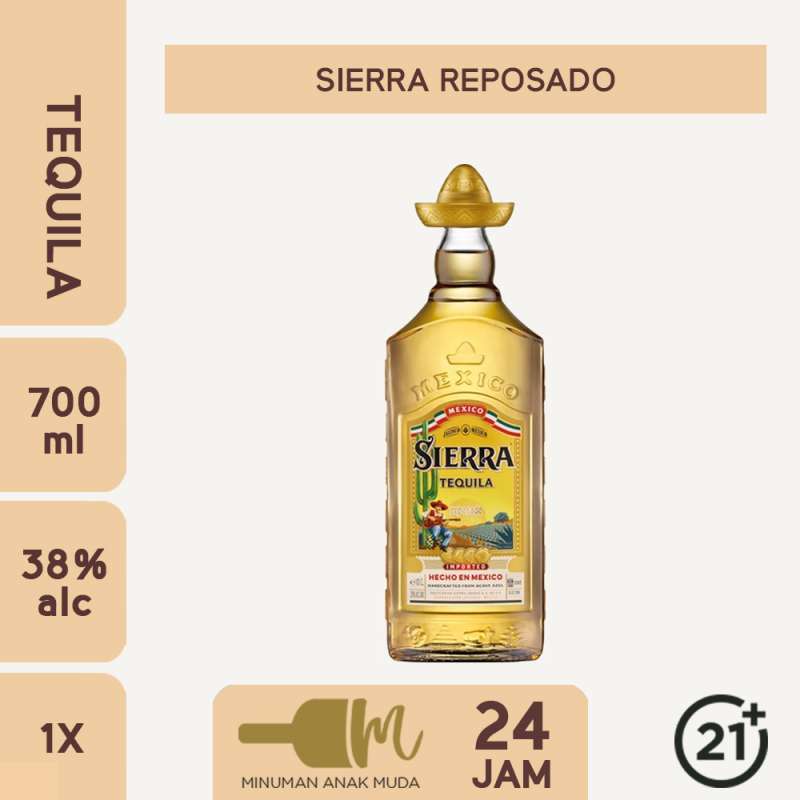 Jual Sierra Tequila Reposado 700ml mirip Jose Cuervo di ...