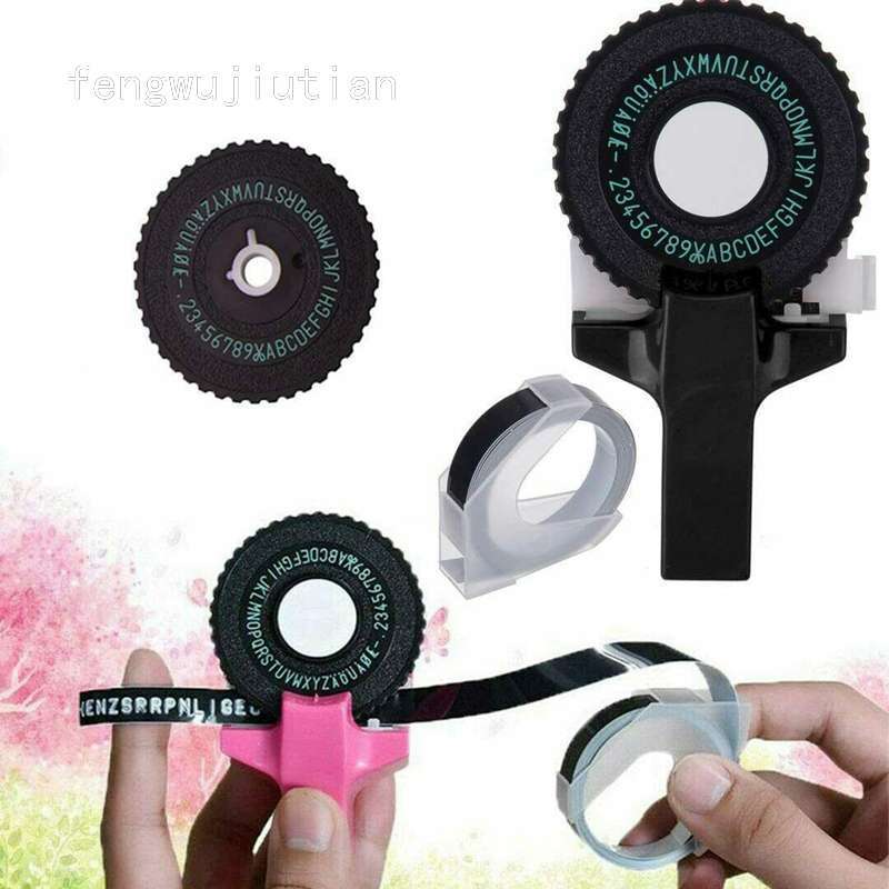 GRATIS ONGKIR 3D Mini Label Printer Click Small Model Label Makers Manual  DIY Lettering Machine