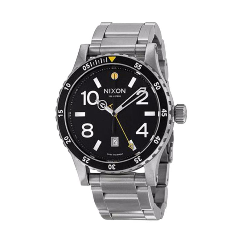 Nixon Diplomat SS Jam Tangan Pria - Black White [A277000]