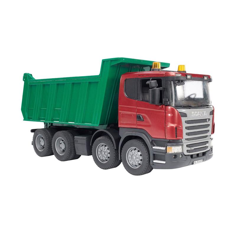bruder toys 3550 scania r series tipper truck mainan anak