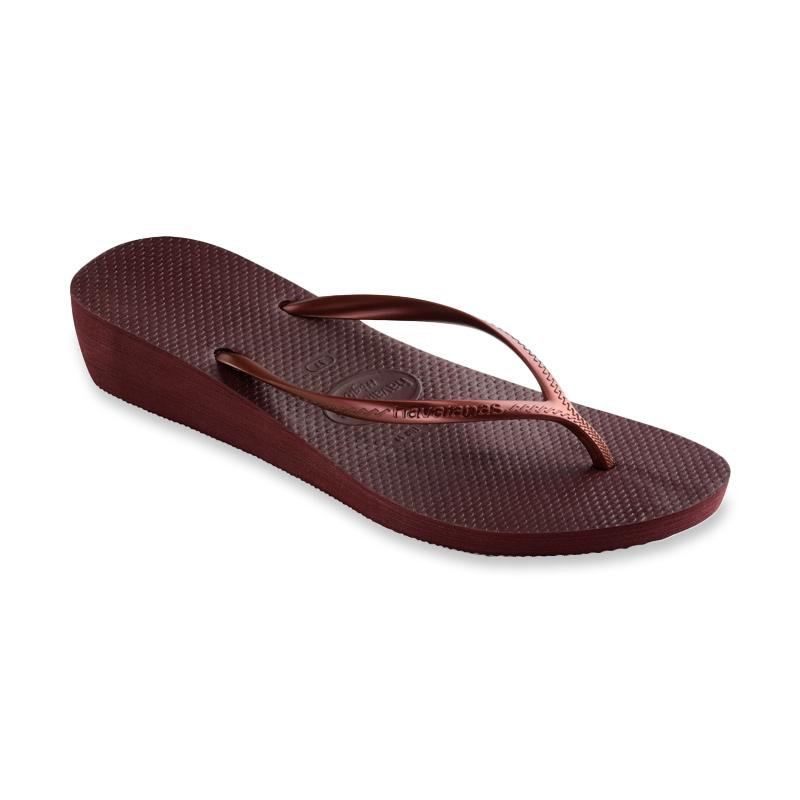 havaianas heel flip flops