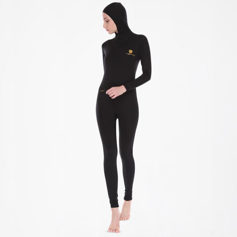 Jual Tiento Wetsuit Hoodie Snorkling Diving Dewasa Muslimah Baju Renang Muslim Wanita Black Online Oktober 2020 Blibli Com