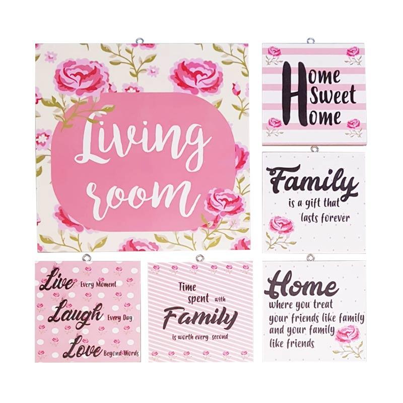 Jual Prima Shabby Craft Wooden Walldecor Living Room Dekorasi