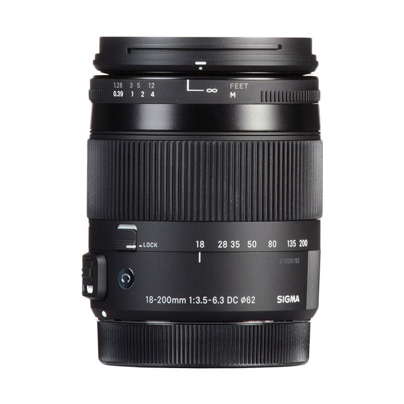 sigma 18 200mm f3 5 6 3 dc macro os hsm c lensa kamera for canon