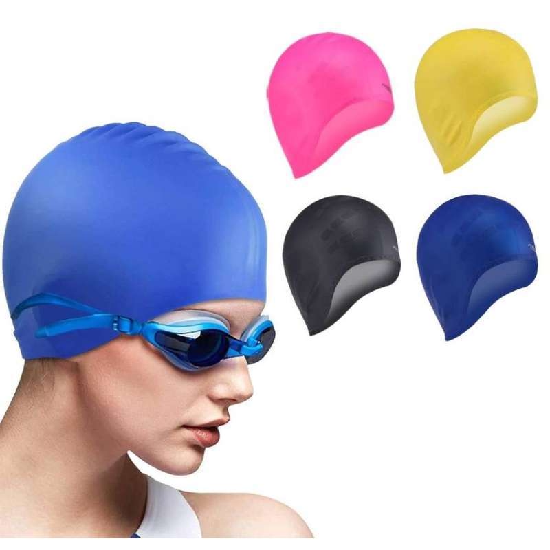 Long Hair Sports Swim Pool Hat 