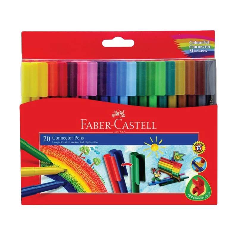 Jual Monday Momsday Faber Castell Connector Pen Marker Spidol 20 Colour Online Desember 2020 Blibli