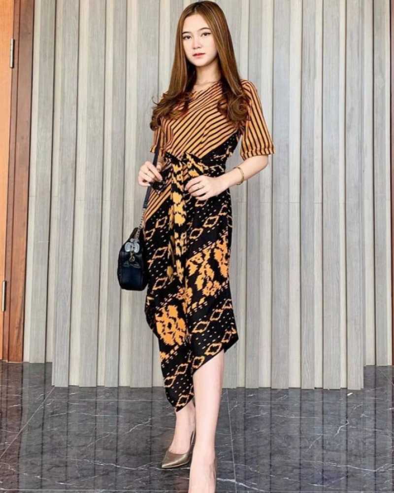 Dress songket modern clearance