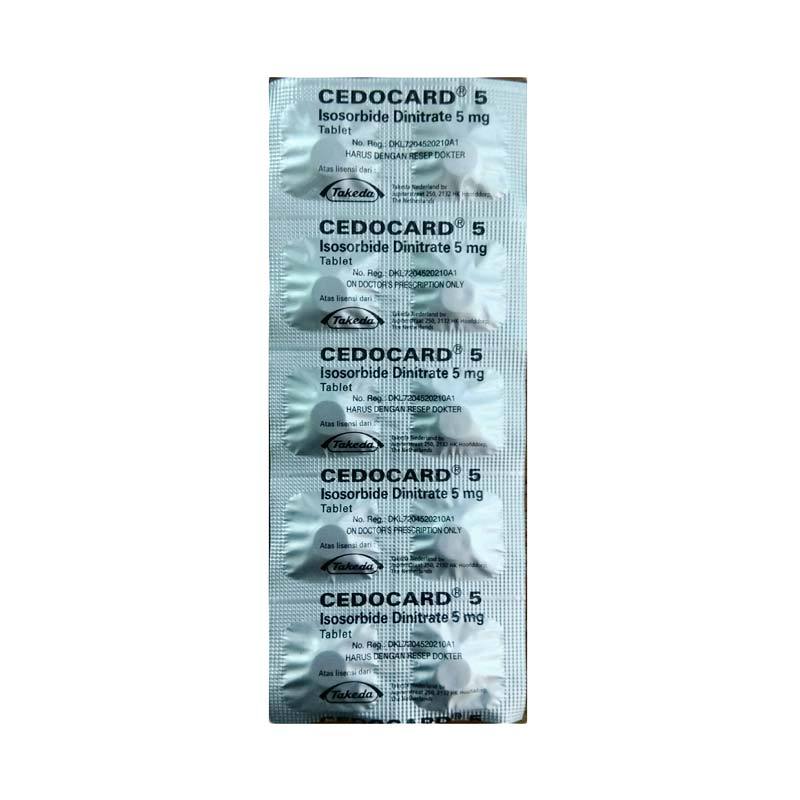 Takeda Cedocard 5 Obat Anti Angina 1 Strip 10 Tablet Terbaru Agustus 2021 Harga Murah Kualitas Terjamin Blibli