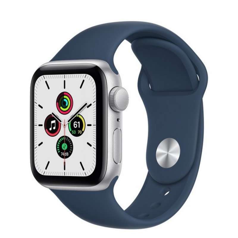 Promo Apple Watch Se 44Mm 40Mm Silver Alum Case With Abyss Blue Sport Band  di Seller HoliDick - Indonesia | Blibli