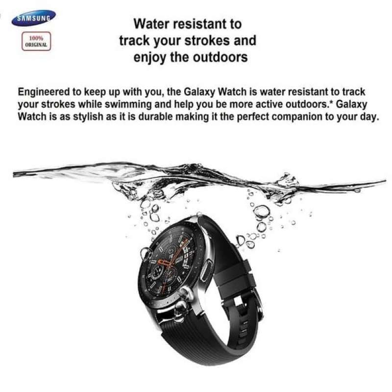 Promo Smartwatch Samsung Galaxy Watch 46Mm Sm-R800 Bluetooth Silver Gear S4  di Seller HoliDick - Kota Jakarta Barat, DKI Jakarta | Blibli