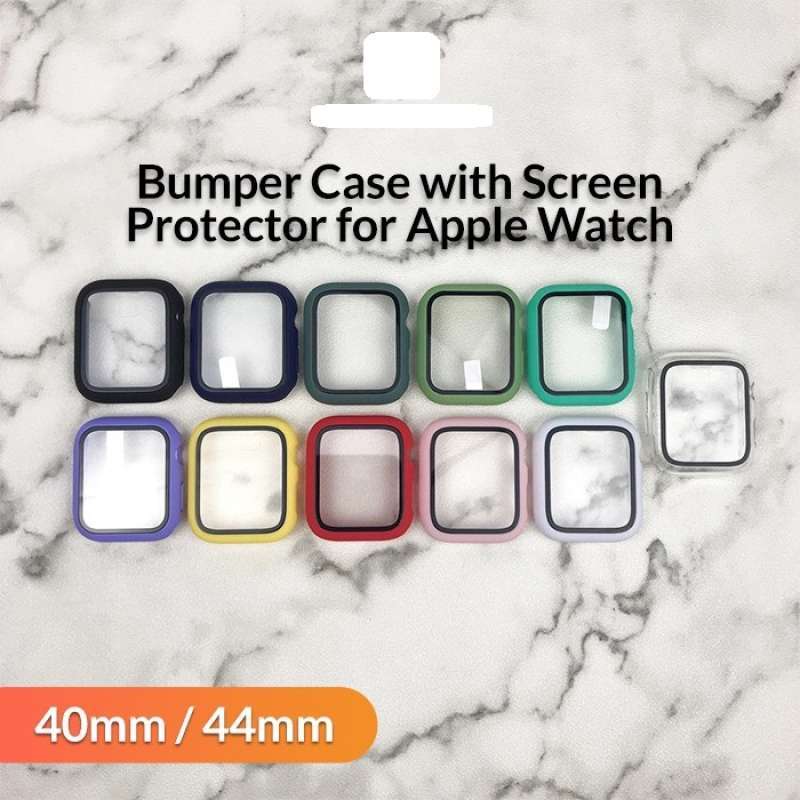 apple watch bumper with screen protector
