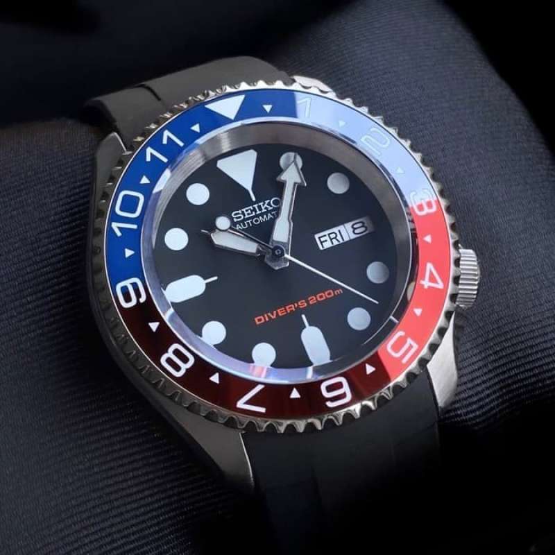Jual RECOMMEND DLW Seiko SKX 007 Dual Time Pepsi Bezel Insert di Seller  NAURA ABADI - Indonesia | Blibli