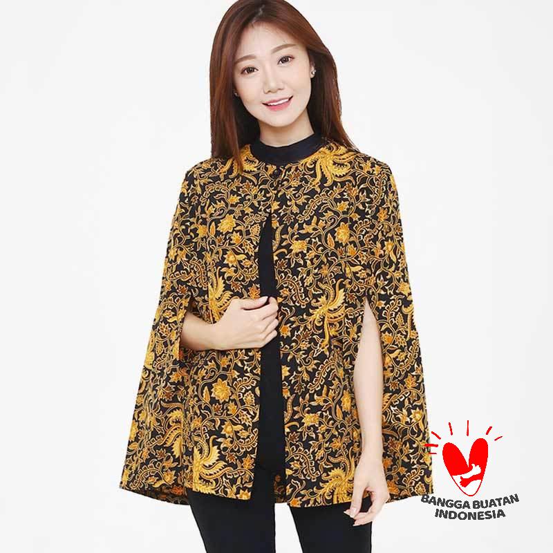 Jual Cape Blazer Gold Feather di Seller Flike Store Kapuk Muara