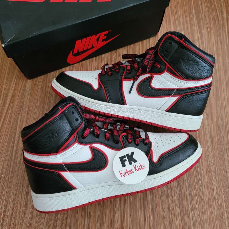 Jual Air Jordan Retro High Bloodline (gs) || Black Gym Red Mocha
