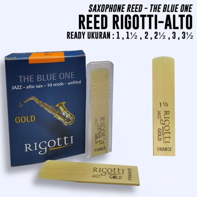 Jual BEST SALE Reed Rigotti Gold Jazz Alto Saxophone Reed The ...