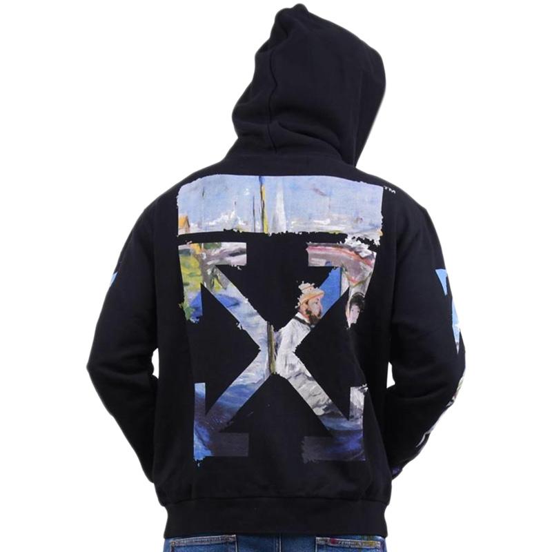 Off white hoodie ss19 hotsell