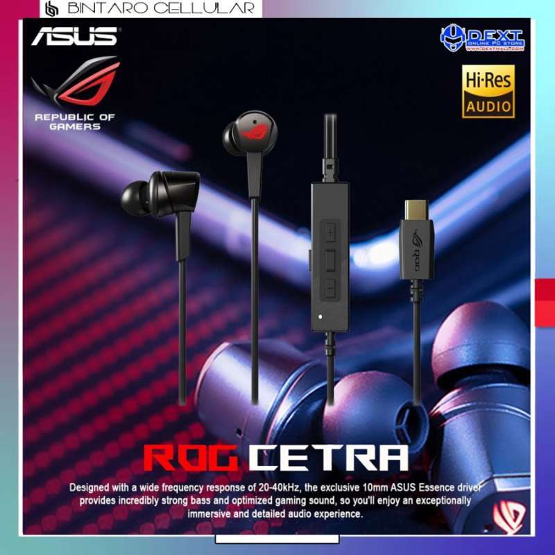 Harga headset best sale rog cetra