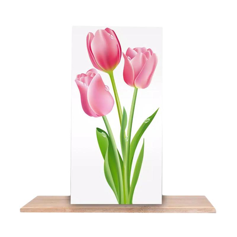 Jual Dekardekor Baa4 Walldecor Kayu Shabby Chic Motif Tulip Hiasan Dinding Rumah Online April 2021 Blibli