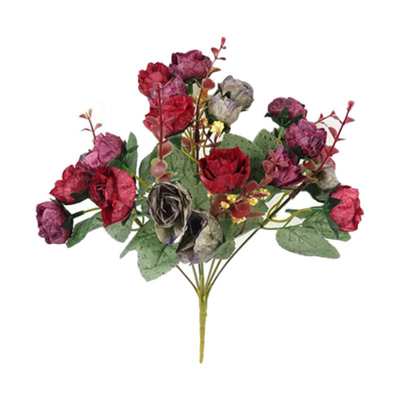 Jual Bluelans Artificial Rose Silk Flower Leaf Home Party Wedding Decor 1 Bouquet 21 Head Online Oktober 2020 Blibli Com