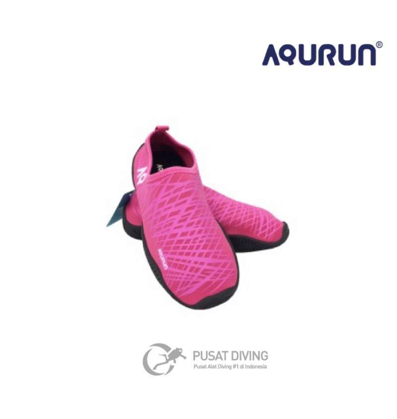 Jual Sepatu Pantai Aqurun Edge Pink 34-35 Di Seller Pusat Diving