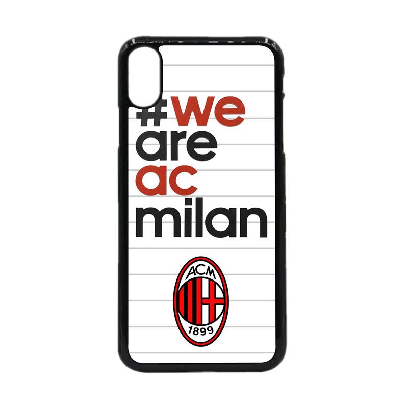 Jual Indocustomcase Soccer Ac Milan Fc Logo 01 We Are Ac Milan 2d Softcase Casing For Apple Iphone Xs Max Online Januari 2021 Blibli