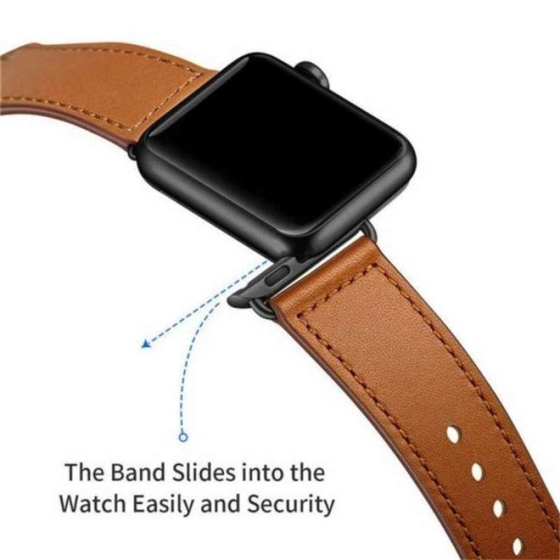 Promo Apple Watch Leather Strap Kulit 