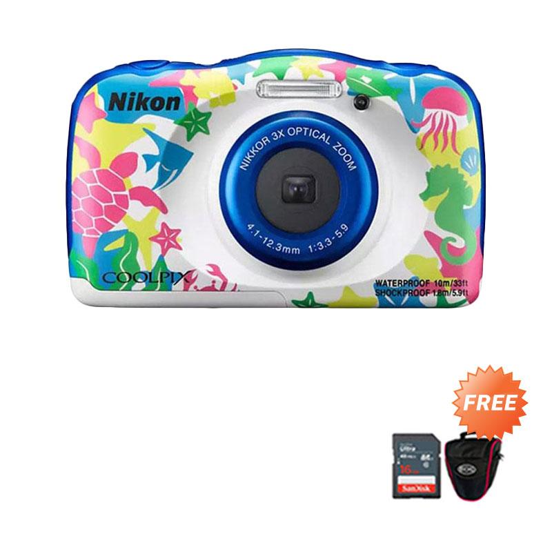 Jual Nikon Coolpix W100 Kamera Pocket White Tribal Free Memori Sdhc 16gb Tas Kamera Universal Online November 2020 Blibli Com