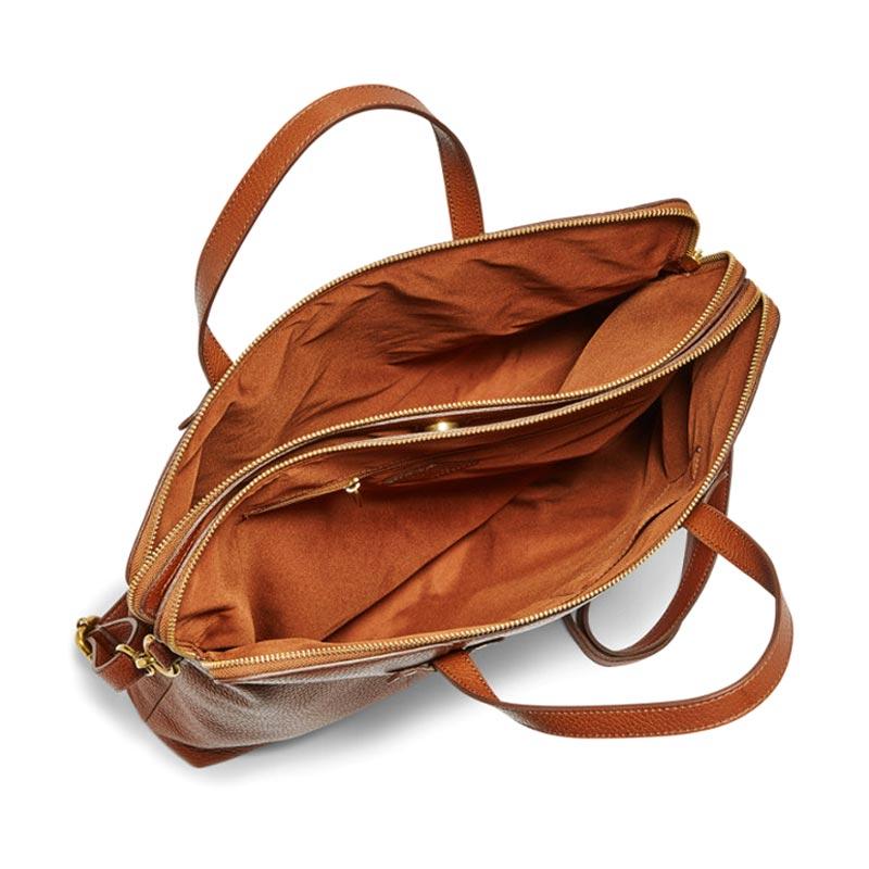 Jual Fossil Felicity Work Bag for Laptop Tas Wanita Brown