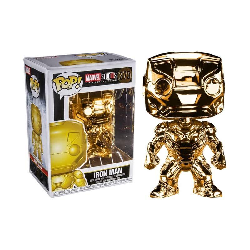 iron man funko pop gold