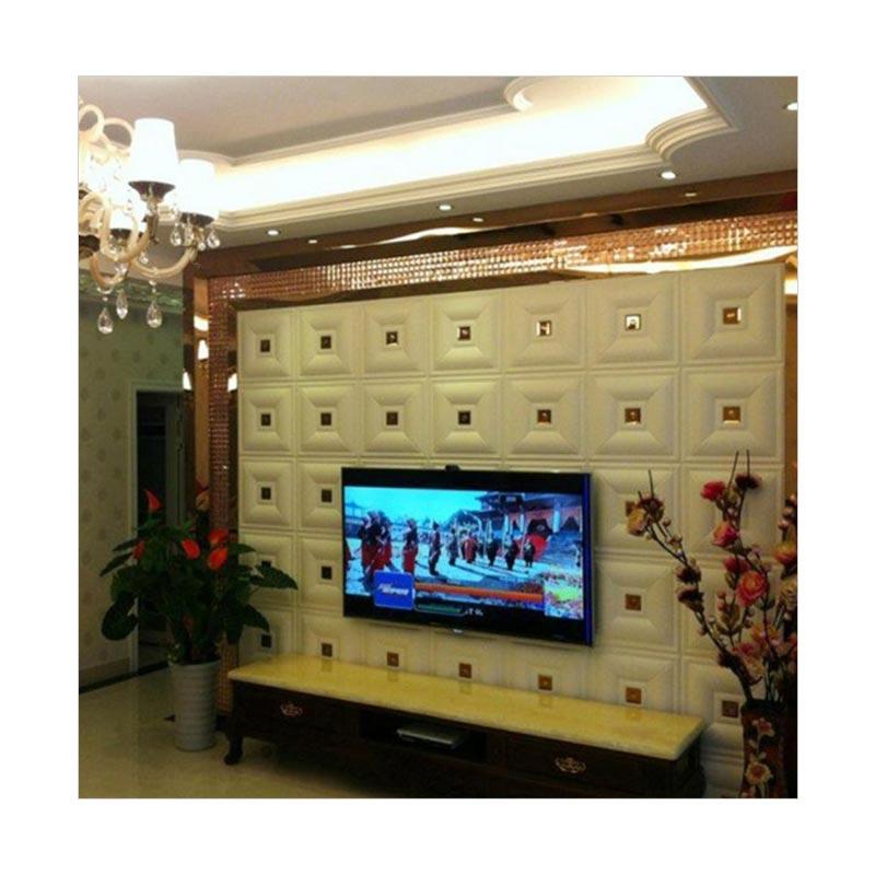 Jual Bluelans 4 3d Soft Square Self Adhesive Living Room Tv Background Decal Decor Wall Sticker Terbaru Juni 2021 Blibli
