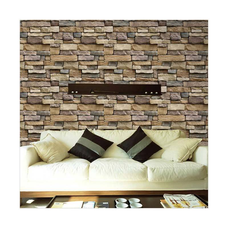 Bluelans Fashion Brick Mosaic Living Room Bedroom 3d Tile Home Art Decor Wall Sticker 4