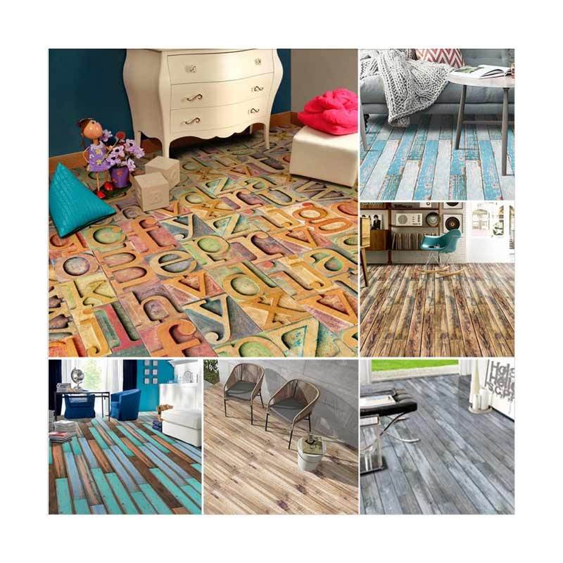 Jual Bluelans 10 Covering Self Adhesive Flooring Tile Sticker 20 Self Adhesive Flooring Tile Sticker