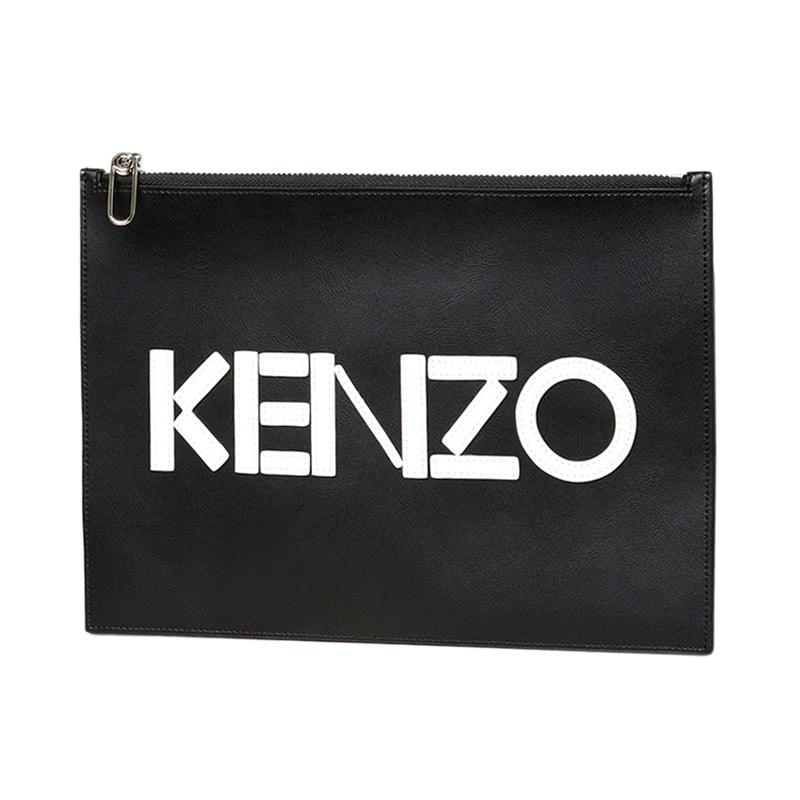 kenzo leather clutch