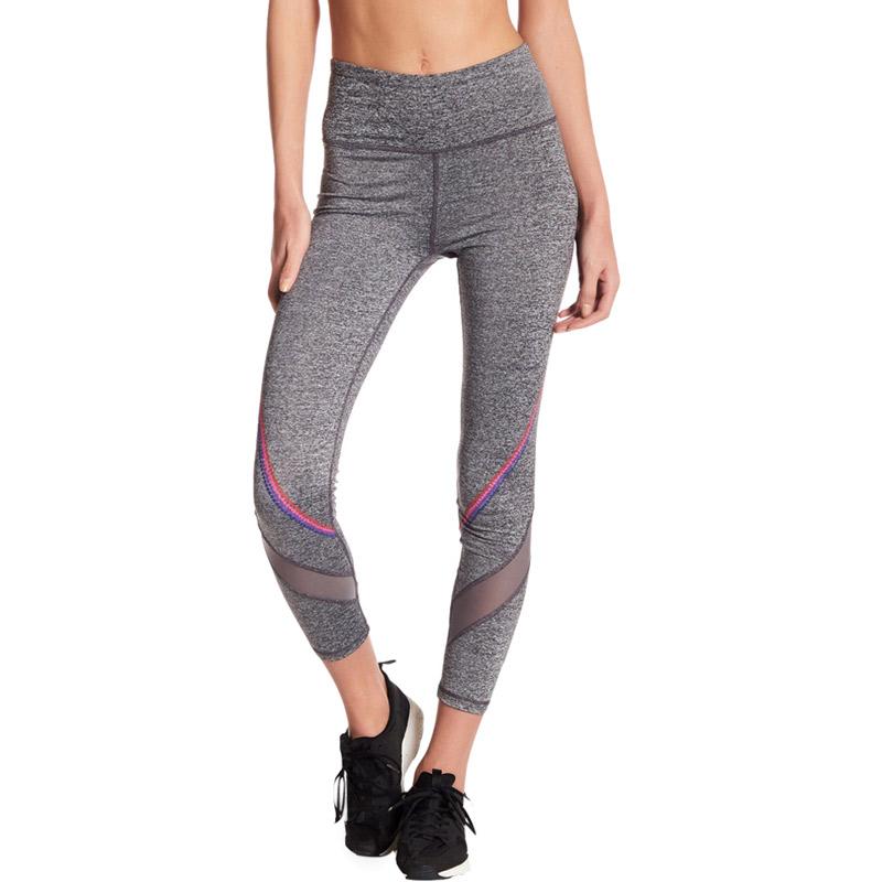 Promo C C California 08CCC002 Dot Mesh Stripe Crop Legging Celana