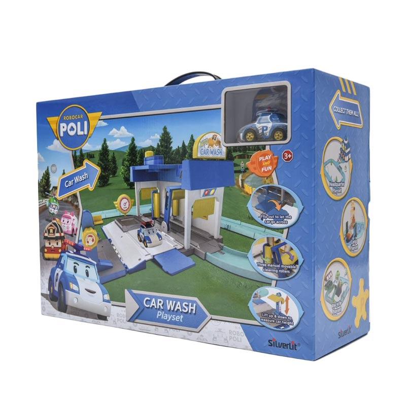 Jual Silverlit 83159 Robocar Poli Car Wash Playset Murah Juni 2020