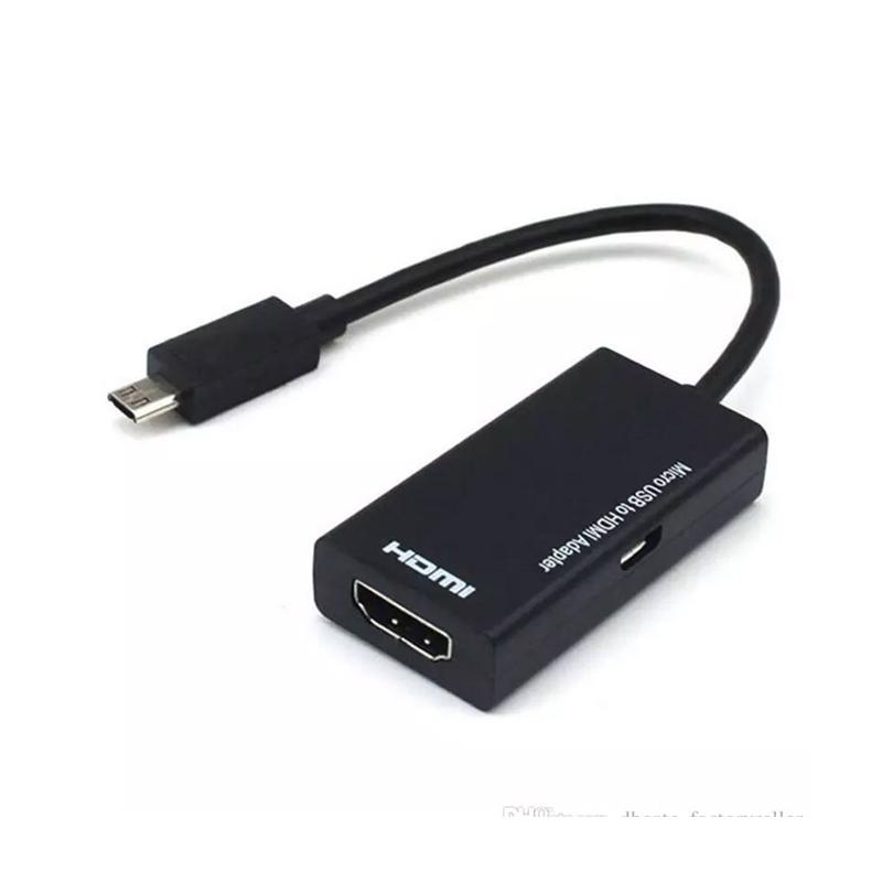 Bayar Di Tempat Mhl Kabel Adapter Converter Mini Micro Usb To Hdmi Male Shopee Indonesia